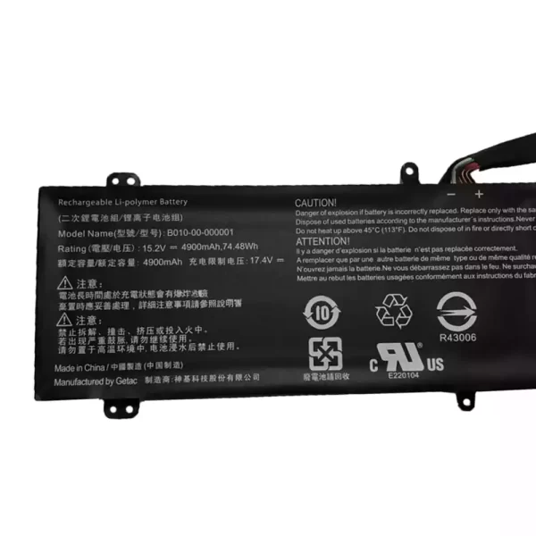 노트북 배터리 EVGA 758-41-2633-T1,SC17,SC17 1070 - 이미지 3