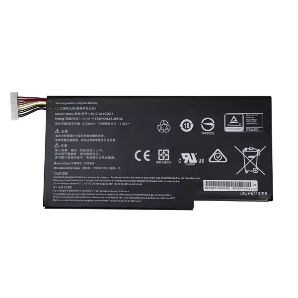 노트북 배터리 B010-00-000004,Getac Evga SC15