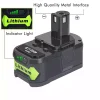 18V 3.0Ah 대체 배터리 호환 가능 Ryobi CCC-1801M,CCC-180L,CCD-1801,CCG-1801M,CCG-180L,CCS-1801/DM,CCS-1801/LM,CCS-1801D,CCS-1801LM,CCW-180L - 이미지 2