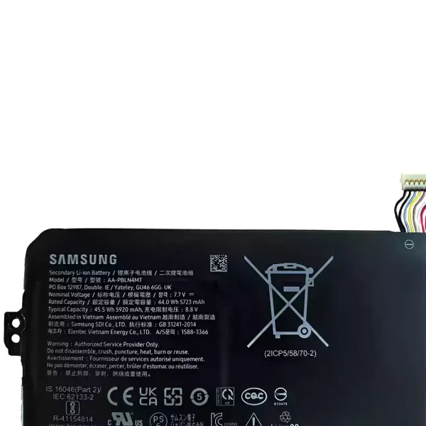 노트북 배터리 Samsung AA-PBLN4MT AA-PBQN4TR - 이미지 3