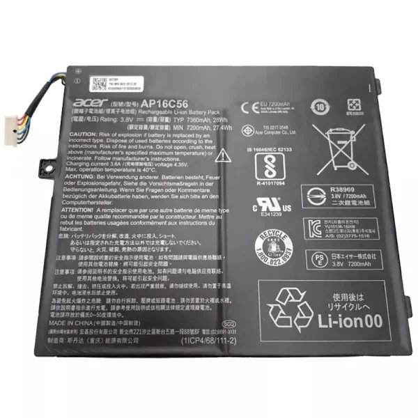 노트북 배터리 ACER AP16C56