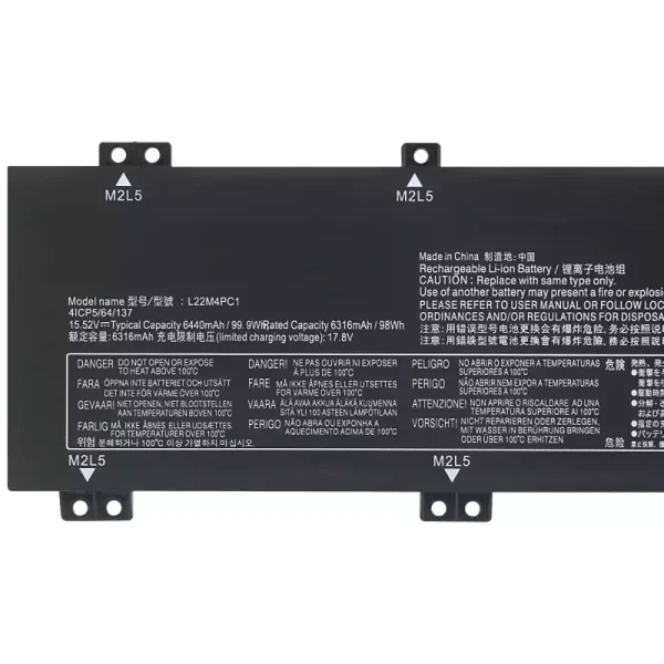 노트북 배터리 [레노버] LENOVO L22M4PC1 L22D4PC1 L22X4PC1 - 이미지 3