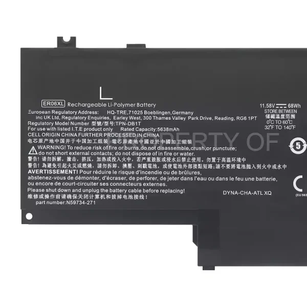 노트북 배터리 HP ER06XL TPN-DB1T - 이미지 3