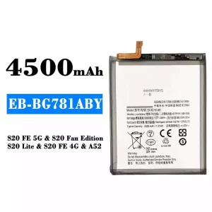 정품 배터리 EB-BG781ABY 스마트폰 [삼성전자]SAMSUNG Galaxy A52/S20 FE 5G/S20 Fan Edition/S20 Lite/S20 FE 4G