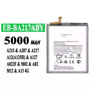 정품 배터리 EB-BA217ABY 스마트폰 [삼성전자]SAMSUNG A21S/A207/A217/A12(A125H)/A127/A022F/M02/A02/M12/A13 4G