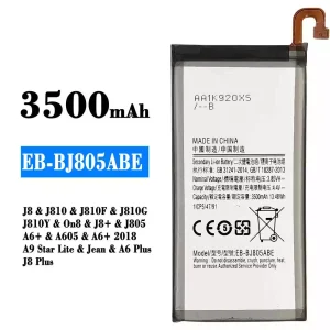 정품 배터리 EB-BJ805ABE 스마트폰 [삼성전자]SAMSUNG J8/J810/J810F/J810G/J810Y/On8/J8+/J805/A6+/A605/A6+ 2018/A9 Star Lite/Jean/A6 Plus/J8 Plus