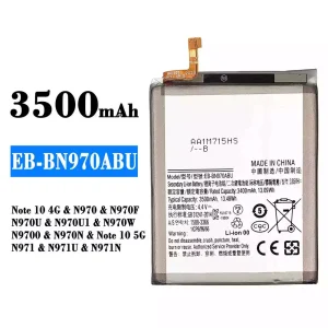정품 배터리 EB-BN970ABU 스마트폰 [삼성전자]SAMSUNG Note 10 4G