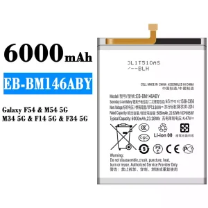 정품 배터리 EB-BM146ABY 스마트폰 [삼성전자]SAMSUNG Galaxy F54/M54 5G/M34 5G/F14 5G/F34 5G