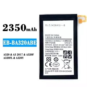 정품 배터리 EB-BA320ABE 스마트폰 [삼성전자]SAMSUNG A3 2017