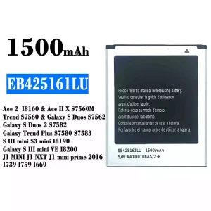 정품 배터리 EB425161LU 스마트폰 [삼성전자]SAMSUNG Ace 2