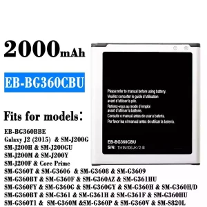 정품 배터리 EB-BG360CBU 스마트폰 [삼성전자]SAMSUNG Galaxy J2 (2015)