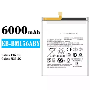 정품 배터리 EB-BM156ABY 스마트폰 [삼성전자]SAMSUNG Galaxy F15 5G/Galaxy M35 5G