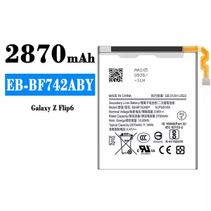 정품 배터리 EB-BF742ABY 스마트폰 [삼성전자]SAMSUNG Galaxy Z Flip 6