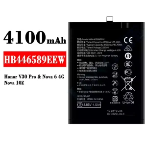 정품 배터리 HB446589EEW 스마트폰 [화웨이] HUAWEI Honor V30 Pro/Nova 6 4G/Nova 10Z