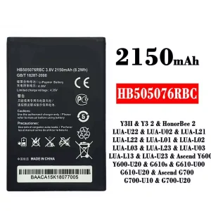 정품 배터리 HB505076RBC 스마트폰 [화웨이] HUAWEI Y3 2 / HonorBee 2 / Ascend Y600 / Ascend G700