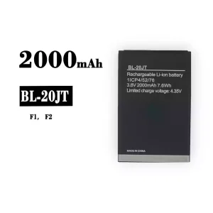 정품 배터리 BL-20JT 스마트폰 Tecno F1 / F2