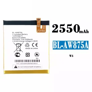정품 배터리 BL-AW875A 스마트폰 Tecno W4