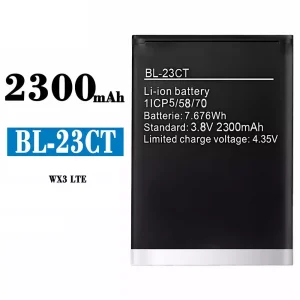정품 배터리 BL-23CT 스마트폰 Tecno WX3 LTE