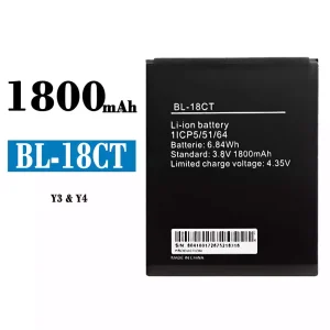 정품 배터리 BL-18CT 스마트폰 Tecno Y3 / Y4