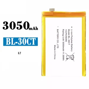 정품 배터리 BL-30CT 스마트폰 Tecno L7
