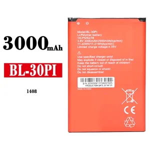 정품 배터리 BL-30PI 스마트폰 ITEL 1408