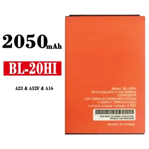 정품 배터리 BL-20HI 스마트폰 ITEL A23 / A32F / A16