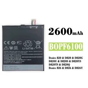 정품 배터리 B0PF6100 BOPF6100 스마트폰 HTC Desire 820 / D820 / D820G /  D820U /  D820S / D820YS / D820TS / D820Q / Desire 826 / D826 / D826Y