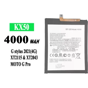 정품 배터리 KX50 스마트폰 Motorola Moto G stylus 2021 / Moto G Pro