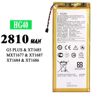 정품 배터리 HG40 스마트폰 Motorola G5 PLUS
