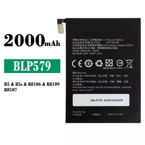 정품 배터리 BLP579 스마트폰 OPPO R5/R5s