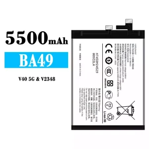 정품 배터리 BA49 스마트폰 VIVO V40 5G