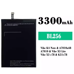 정품 배터리 BL256 스마트폰 Lenovo Vibe K4 Note / Vibe X3 Lite