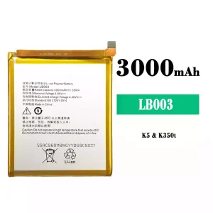정품 배터리 LB003 스마트폰 Lenovo K5/K350T