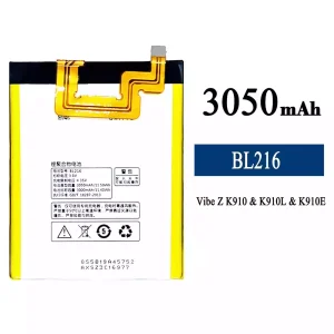 정품 배터리 BL216 스마트폰 Lenovo VIBE Z K910/K910L/K910E