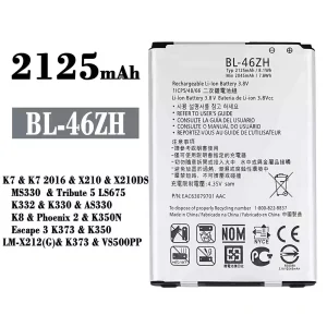 정품 배터리 BL-46ZH 스마트폰 LG K7 2016 / K8 / Phoenix 2