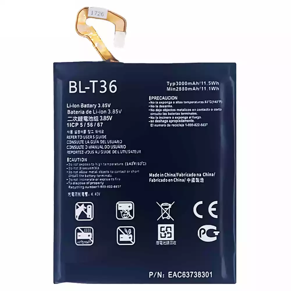 정품 배터리 BL-T36 스마트폰 LG K11 Plus /K10 / K10+ - 이미지 4