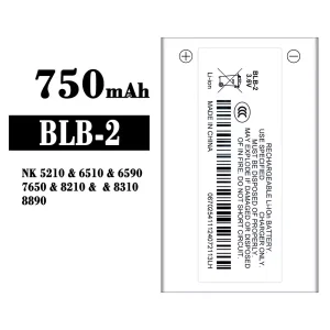 정품 배터리 BLB-2 스마트폰 Nokia NK 5210/6510/6590/7650/8210/8310/8890