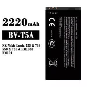 정품 배터리 BV-T5A 스마트폰 Nokia Lumia 735/738/550/730