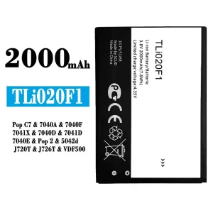 정품 배터리 TLi020F1 스마트폰 Alcatel Pop C7 / Pop 2