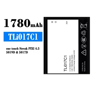 정품 배터리 TLi017C1 스마트폰 Alcatel One Touch Streak PIXI 4.5
