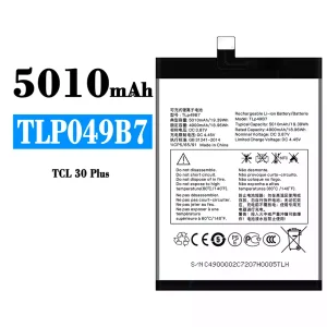 정품 배터리 TLP49B7 스마트폰 Alcatel TCL 30 Plus