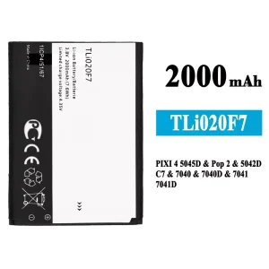 정품 배터리 TLi020F7 스마트폰 Alcatel PIXI 4 5.0 5045J/5045T/5045D