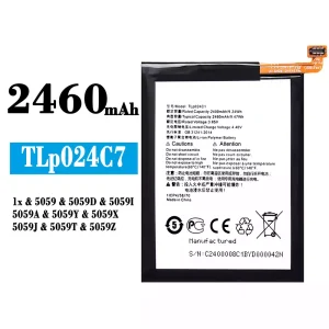정품 배터리 TLP024C1 스마트폰 Alcatel 1x