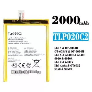 정품 배터리 TLp020C2 스마트폰 Alcatel Idol S/Idol X/IDOL 2 /IDOL ALPHA