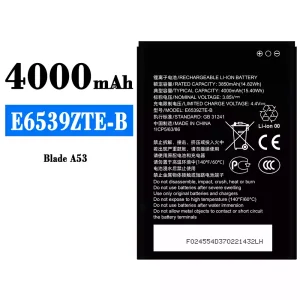 정품 배터리 E6539ZTE-B 스마트폰 ZTE Blade A53