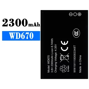 정품 배터리 WD670 스마트폰 ZTE