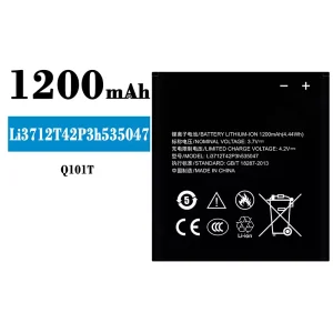 정품 배터리 Li3712T42P3h535047 스마트폰 ZTE Q101T