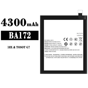 정품 배터리 BA172 스마트폰 Meizu 18X/TOSOT G7