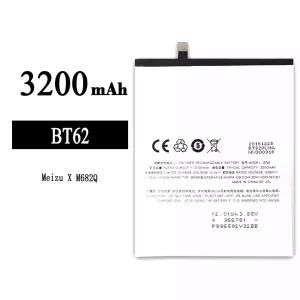 정품 배터리 BT62 스마트폰 Meizu X/M682Q