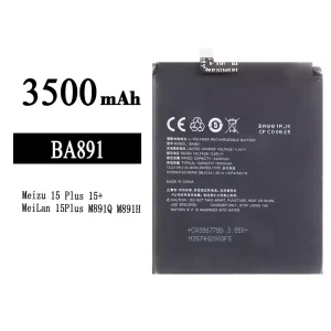 정품 배터리 BA891 스마트폰 Meizu 15 Plus